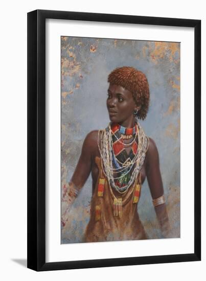 Hamma Girl-Michael Jackson-Framed Premium Giclee Print