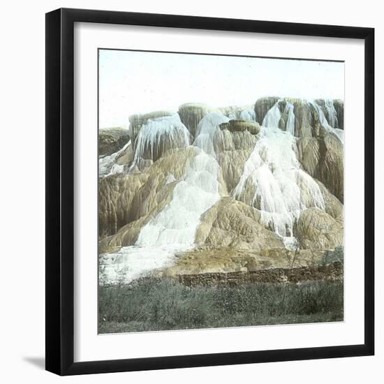 Hamman-Meskoutine (Algeria), Hot Springs Waterfall-Leon, Levy et Fils-Framed Photographic Print