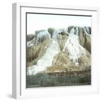 Hamman-Meskoutine (Algeria), Hot Springs Waterfall-Leon, Levy et Fils-Framed Photographic Print