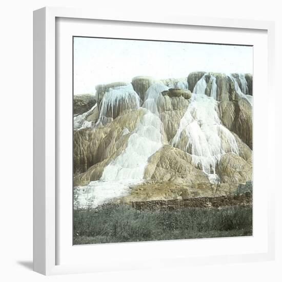 Hamman-Meskoutine (Algeria), Hot Springs Waterfall-Leon, Levy et Fils-Framed Photographic Print