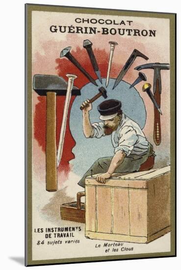 Hammer and Nails-null-Mounted Giclee Print
