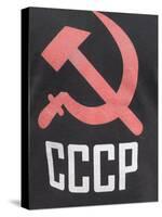 Hammer and Sickle as Sign of Communism on a T-Shirt, Bishkek, Kyrgyzstan, Central Asia-Michael Runkel-Stretched Canvas