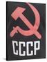 Hammer and Sickle as Sign of Communism on a T-Shirt, Bishkek, Kyrgyzstan, Central Asia-Michael Runkel-Stretched Canvas