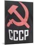 Hammer and Sickle as Sign of Communism on a T-Shirt, Bishkek, Kyrgyzstan, Central Asia-Michael Runkel-Mounted Photographic Print