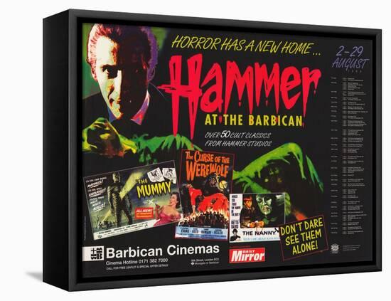 Hammer Film Productions Limited, 9999-null-Framed Stretched Canvas