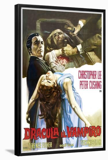 Hammer Films - Dracula di Vampiro - Regular Poster-null-Framed Standard Poster