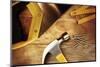 Hammer, Nails, Ruler and Saw on Wood-STILLFX-Mounted Photographic Print