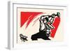 Hammer the West-Chinese Government-Framed Art Print