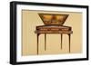 Hammered Dulcimer in a Painted Soundbox, 18th Century, from 'Musical Instruments' (Coloured Litho)-Alfred James Hipkins-Framed Giclee Print