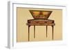 Hammered Dulcimer in a Painted Soundbox, 18th Century, from 'Musical Instruments' (Coloured Litho)-Alfred James Hipkins-Framed Giclee Print