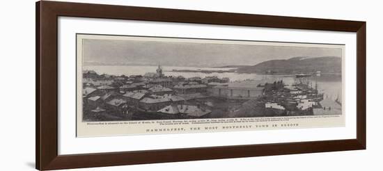 Hammerfest, the Most Northerly Town in Europe-null-Framed Giclee Print