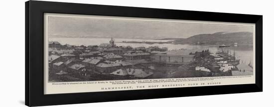 Hammerfest, the Most Northerly Town in Europe-null-Framed Giclee Print