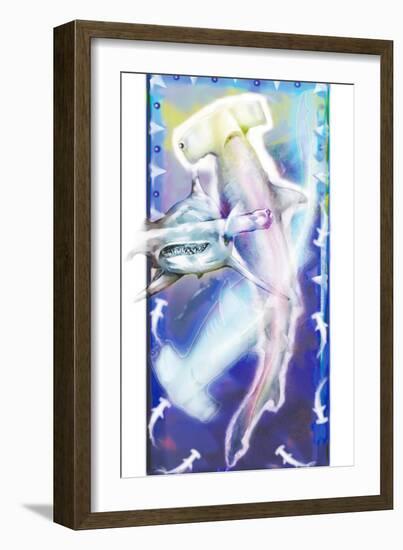 Hammerhead Shark-null-Framed Giclee Print