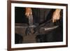 Hammering Horseshoe-William P. Gottlieb-Framed Photographic Print