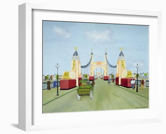 Hammersmith Bridge, 1981-Mark Baring-Framed Giclee Print