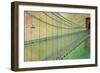 Hammersmith Bridge after the Boat Race-George Adamson-Framed Giclee Print