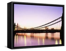 Hammersmith Bridge, London, England, United Kingdom-Nick Wood-Framed Stretched Canvas