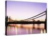 Hammersmith Bridge, London, England, United Kingdom-Nick Wood-Stretched Canvas