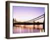 Hammersmith Bridge, London, England, United Kingdom-Nick Wood-Framed Photographic Print