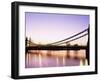 Hammersmith Bridge, London, England, United Kingdom-Nick Wood-Framed Photographic Print