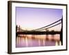 Hammersmith Bridge, London, England, United Kingdom-Nick Wood-Framed Photographic Print