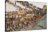 Hammersmith Bridge on Boat-Race Day-Walter Greaves-Stretched Canvas