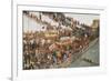 Hammersmith Bridge on Boat-Race Day-Walter Greaves-Framed Giclee Print