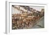 Hammersmith Bridge on Boat-Race Day-Walter Greaves-Framed Giclee Print