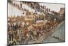 Hammersmith Bridge on Boat-Race Day-Walter Greaves-Mounted Giclee Print