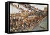 Hammersmith Bridge on Boat-Race Day-Walter Greaves-Framed Stretched Canvas