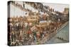 Hammersmith Bridge on Boat-Race Day-Walter Greaves-Stretched Canvas