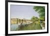 Hammersmith Bridge-Isabel Hutchison-Framed Giclee Print