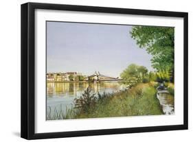 Hammersmith Bridge-Isabel Hutchison-Framed Giclee Print