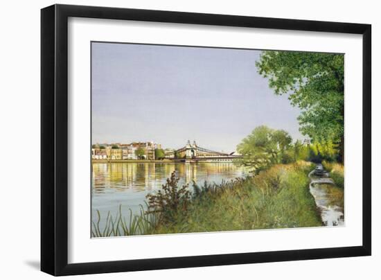 Hammersmith Bridge-Isabel Hutchison-Framed Giclee Print