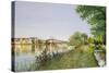 Hammersmith Bridge-Isabel Hutchison-Stretched Canvas