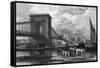 Hammersmith Bridge-George Cooke-Framed Stretched Canvas