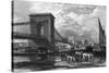 Hammersmith Bridge-George Cooke-Stretched Canvas