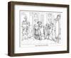 Hammerstein, the Asylum of Emperor Henry IV-Alfred Rethel-Framed Giclee Print
