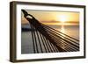 Hammock and Beach at Sunset-Frank Fell-Framed Photographic Print