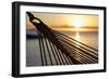 Hammock and Beach at Sunset-Frank Fell-Framed Photographic Print