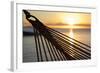 Hammock and Beach at Sunset-Frank Fell-Framed Photographic Print