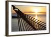 Hammock and Beach at Sunset-Frank Fell-Framed Photographic Print