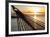 Hammock and Beach at Sunset-Frank Fell-Framed Photographic Print