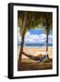 Hammock and Palms-Lantern Press-Framed Art Print