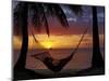 Hammock and Sunset, Plantation Island Resort, Malolo Lailai Island, Mamanuca Islands, Fiji-David Wall-Mounted Photographic Print