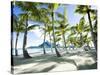 Hammock at Bora Bora, Tahiti-null-Stretched Canvas