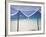 Hammock Hanging in Shallow Clear Water, the Maldives, Indian Ocean, Asia-Sakis Papadopoulos-Framed Photographic Print