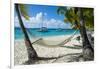 Hammock hanging on famous White Bay, Jost Van Dyke, British Virgin Islands, West Indies, Caribbean,-Michael Runkel-Framed Photographic Print