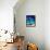 Hammock Hanging Seaside-Randy Faris-Framed Stretched Canvas displayed on a wall