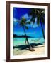 Hammock Hanging Seaside-Randy Faris-Framed Photographic Print